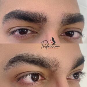 mens eyebrow microblading