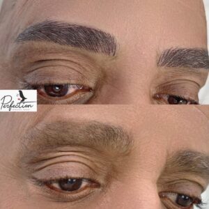 mens eyebrow microblading