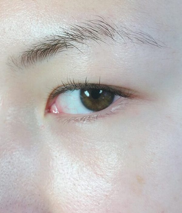 permanent makeup before