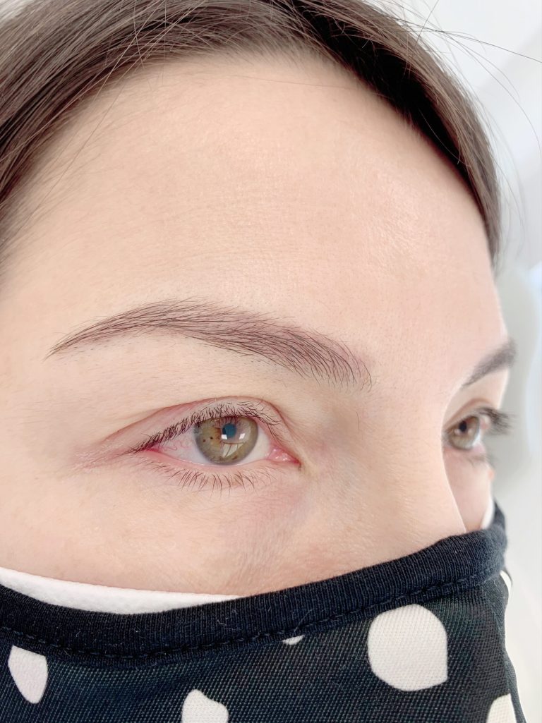 before permanent makeup