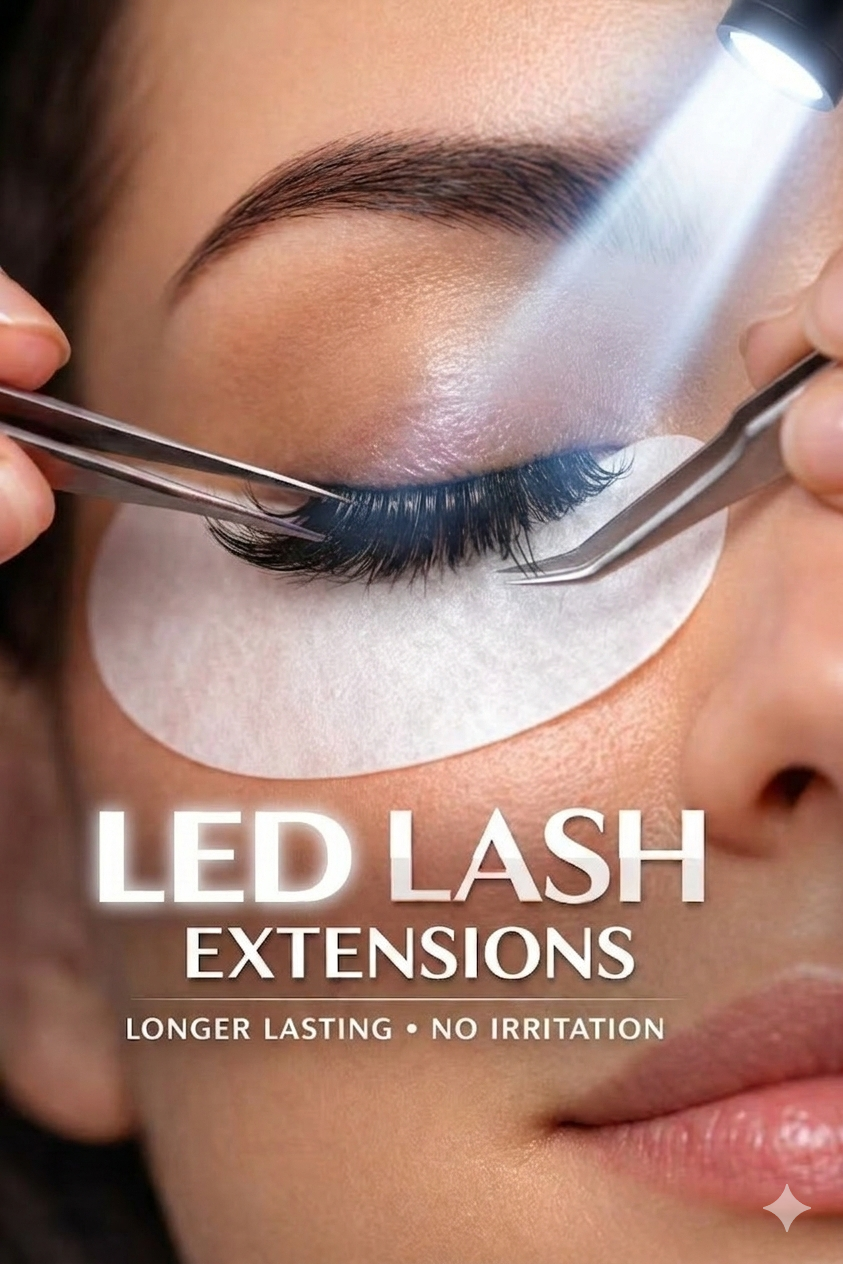 LED Light Eyelash Extensions: The Future of Lash Technology